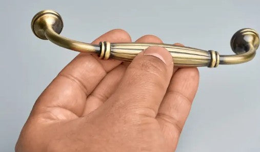 Handle Kitchen Cabinet - 128mm - Antique Brass