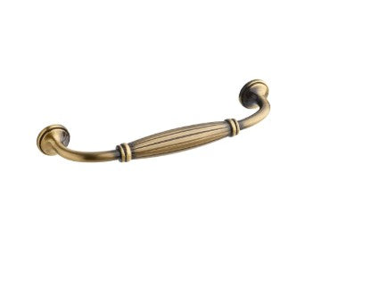 Handle Kitchen Cabinet - 128mm - Antique Brass