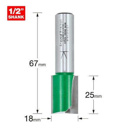Cutter Trend 2 Flute Straight 18mm x 25mm